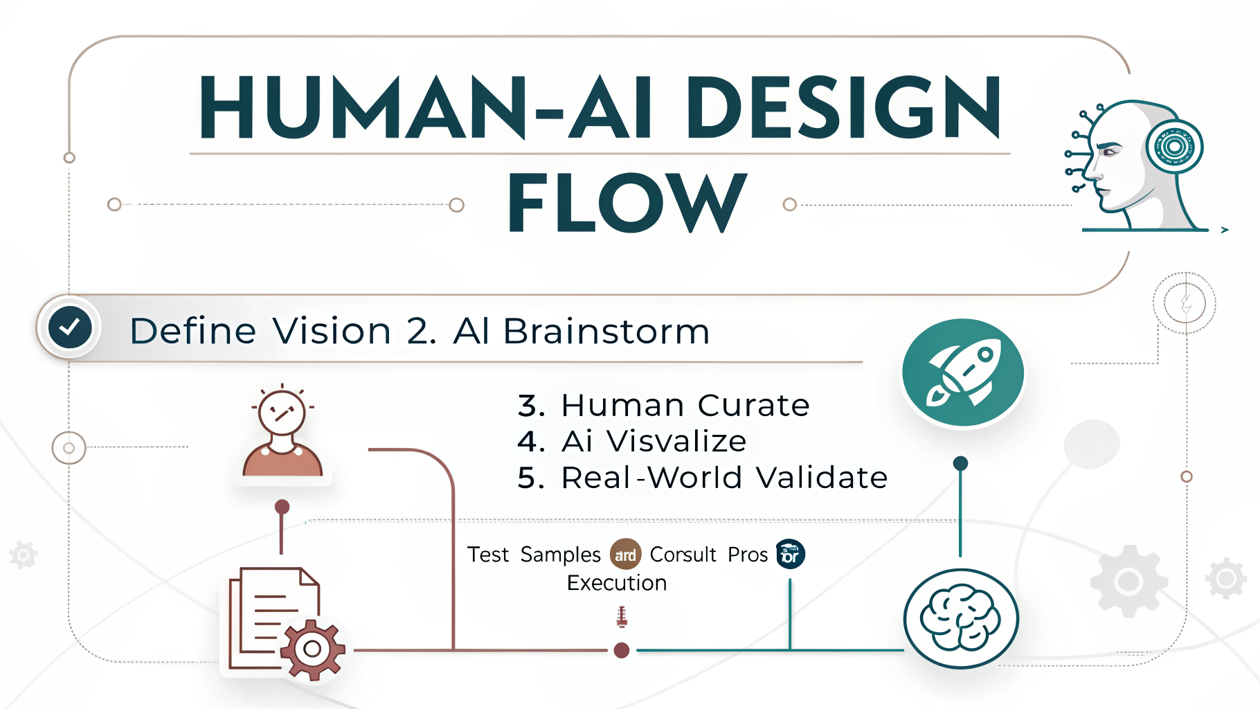 Infographic: Human-AI Design Flow