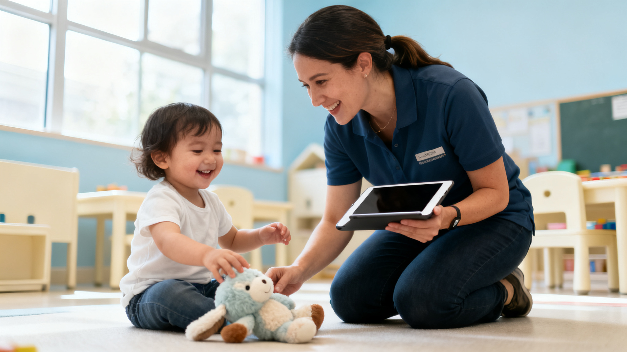 Visual metaphor for Putting People First: human-centred AI in Canadian early childhood education.