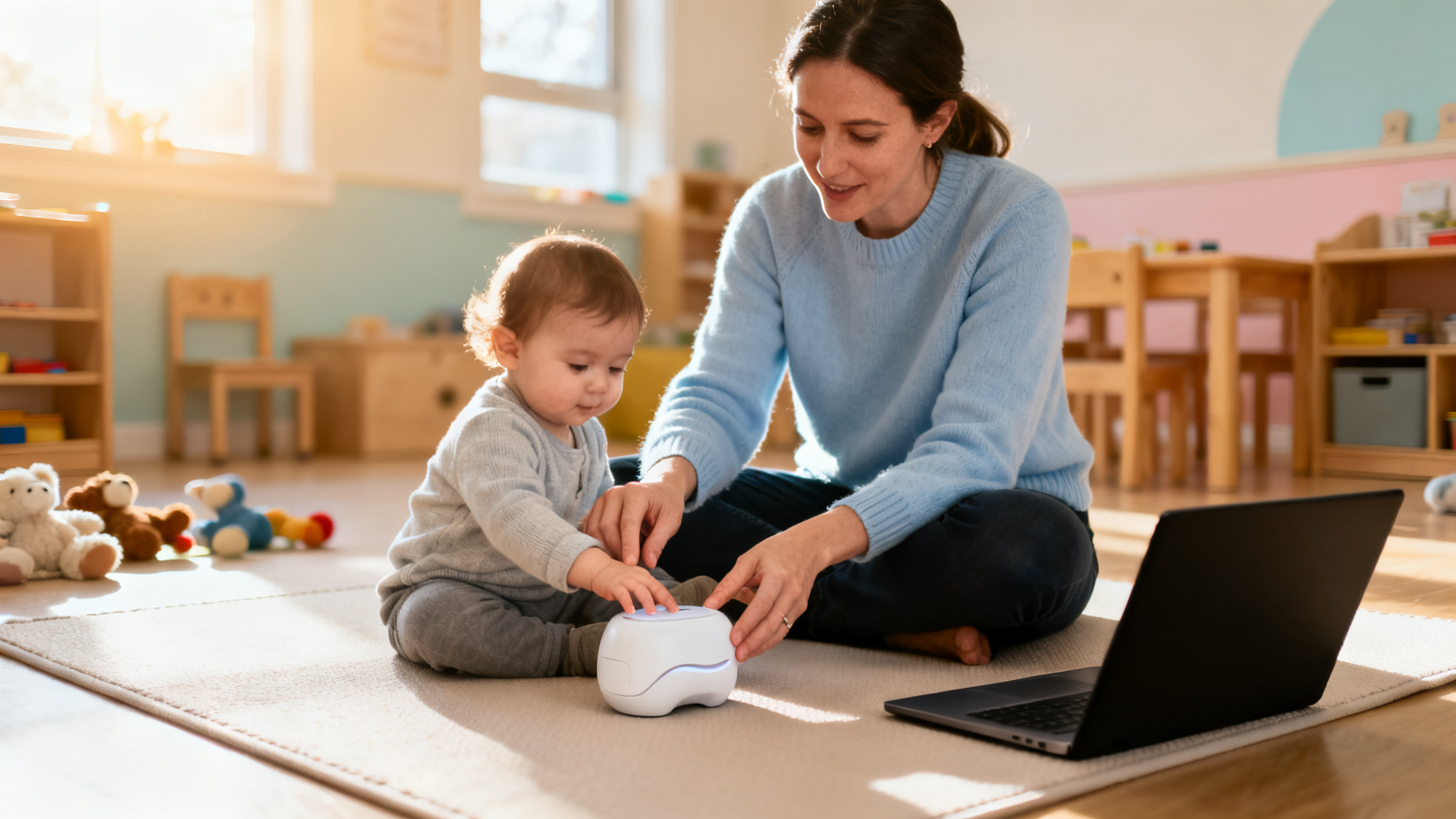 Illustration of a checklist for evaluating human-centred AI in Canadian early learning.