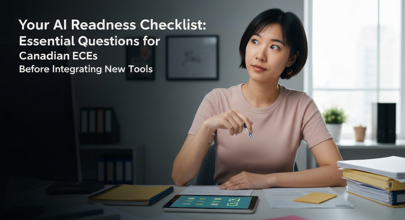 Hero image for 'Your AI Readiness Checklist' for Canadian ECEs.
