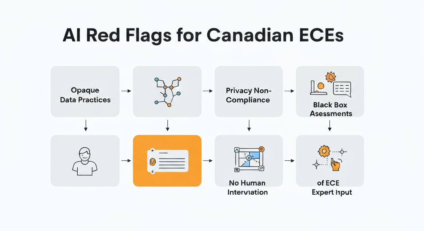 Infographic: AI Red Flags for Canadian ECEs