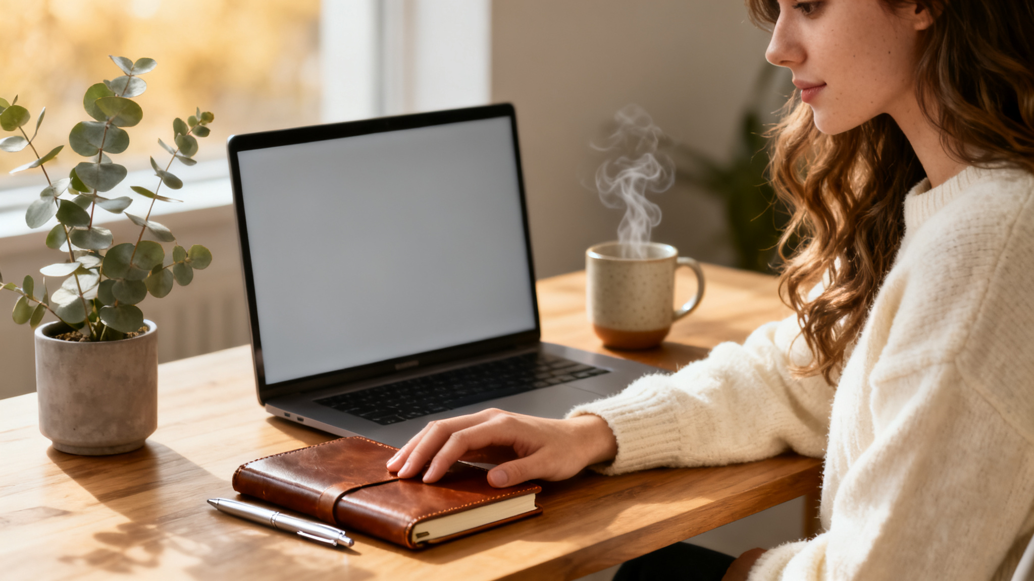 A smartphone screen showing one of the best journaling apps for emotional wellbeing.