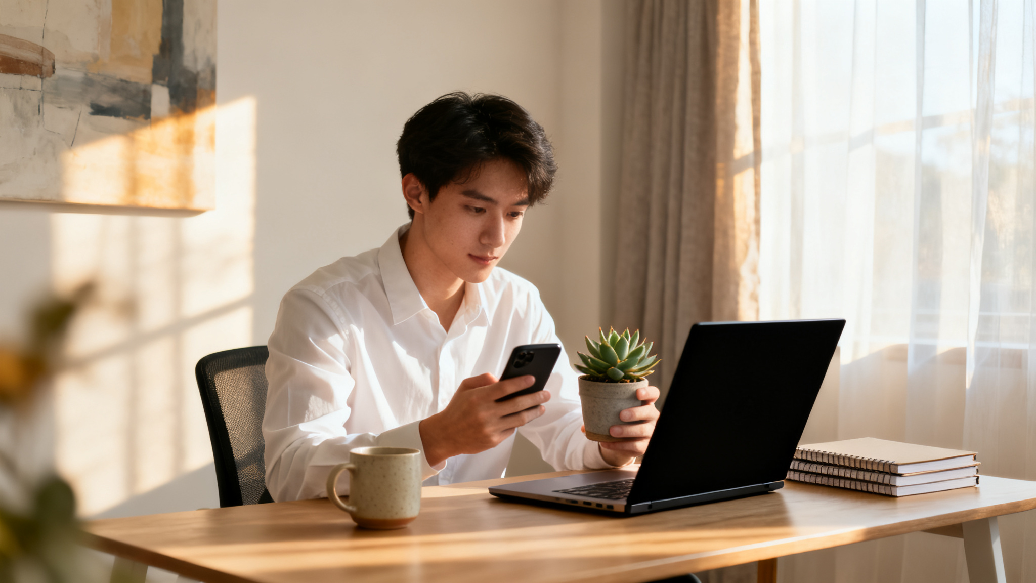 A doctor reviews the best AI mental wellness apps on a tablet.