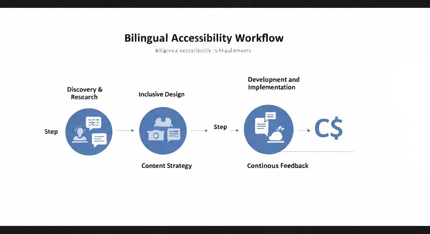 Infographic: Bilingual Accessibility Workflow