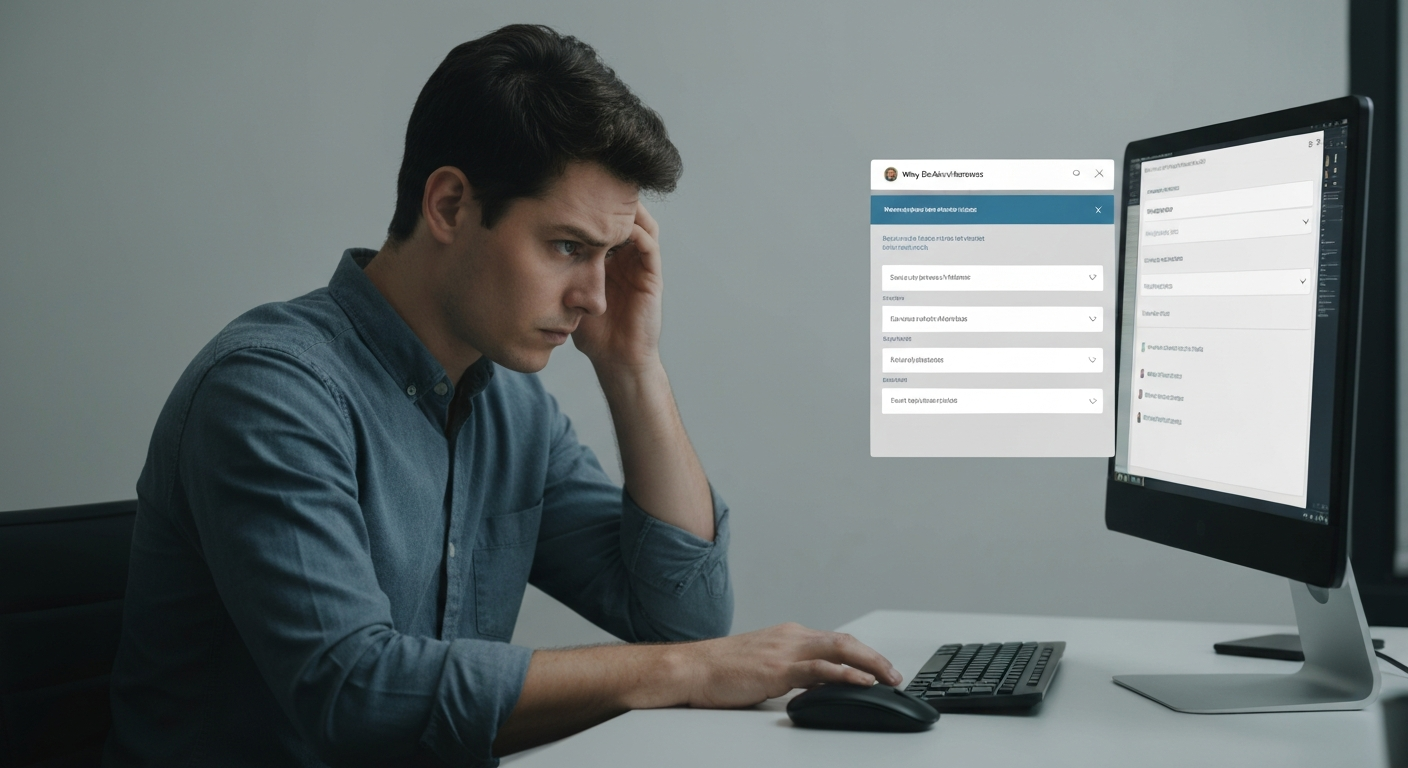A digital maze of date pickers and dynamic checkouts, trapping assistive technology users.