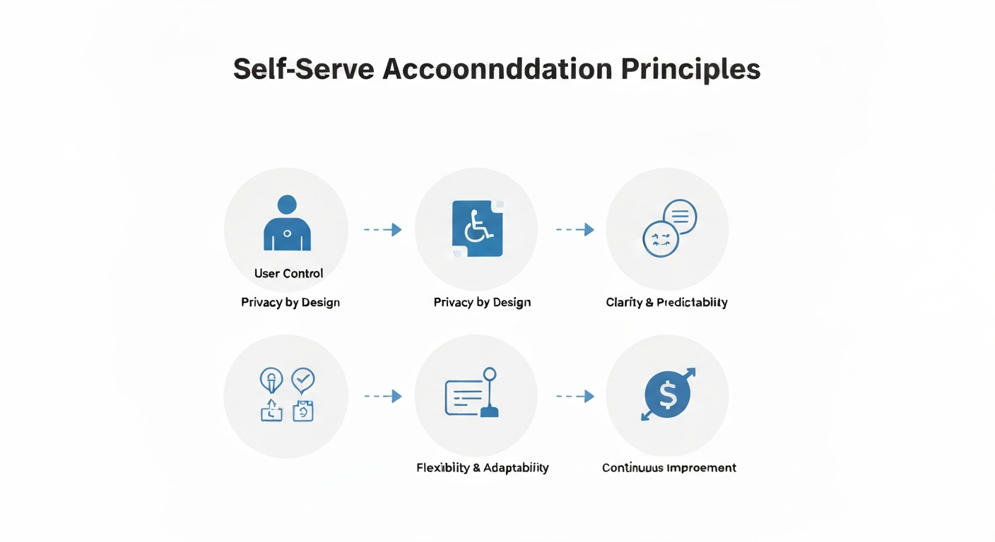 Infographic: Self-Serve Accommodation Principles