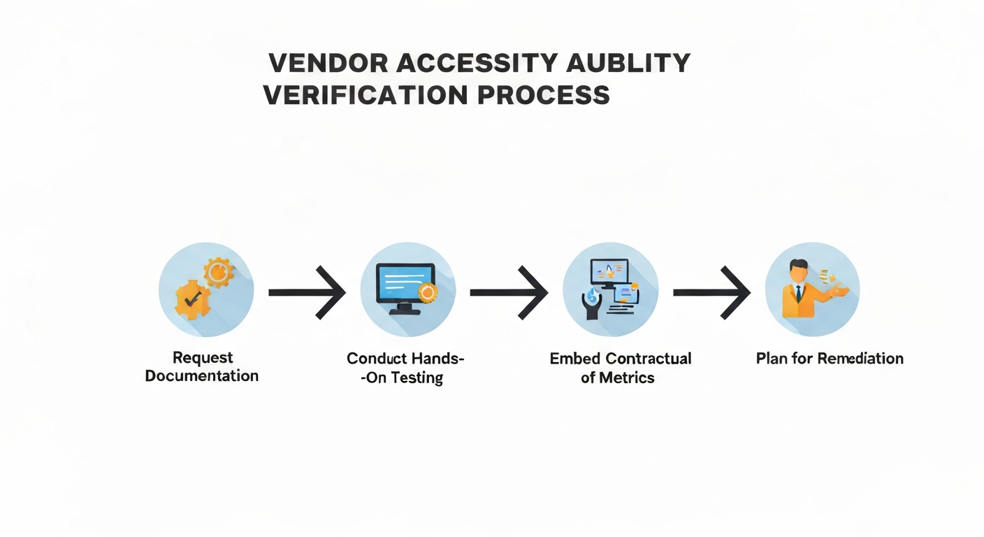Infographic: Vendor Accessibility Verification Process
